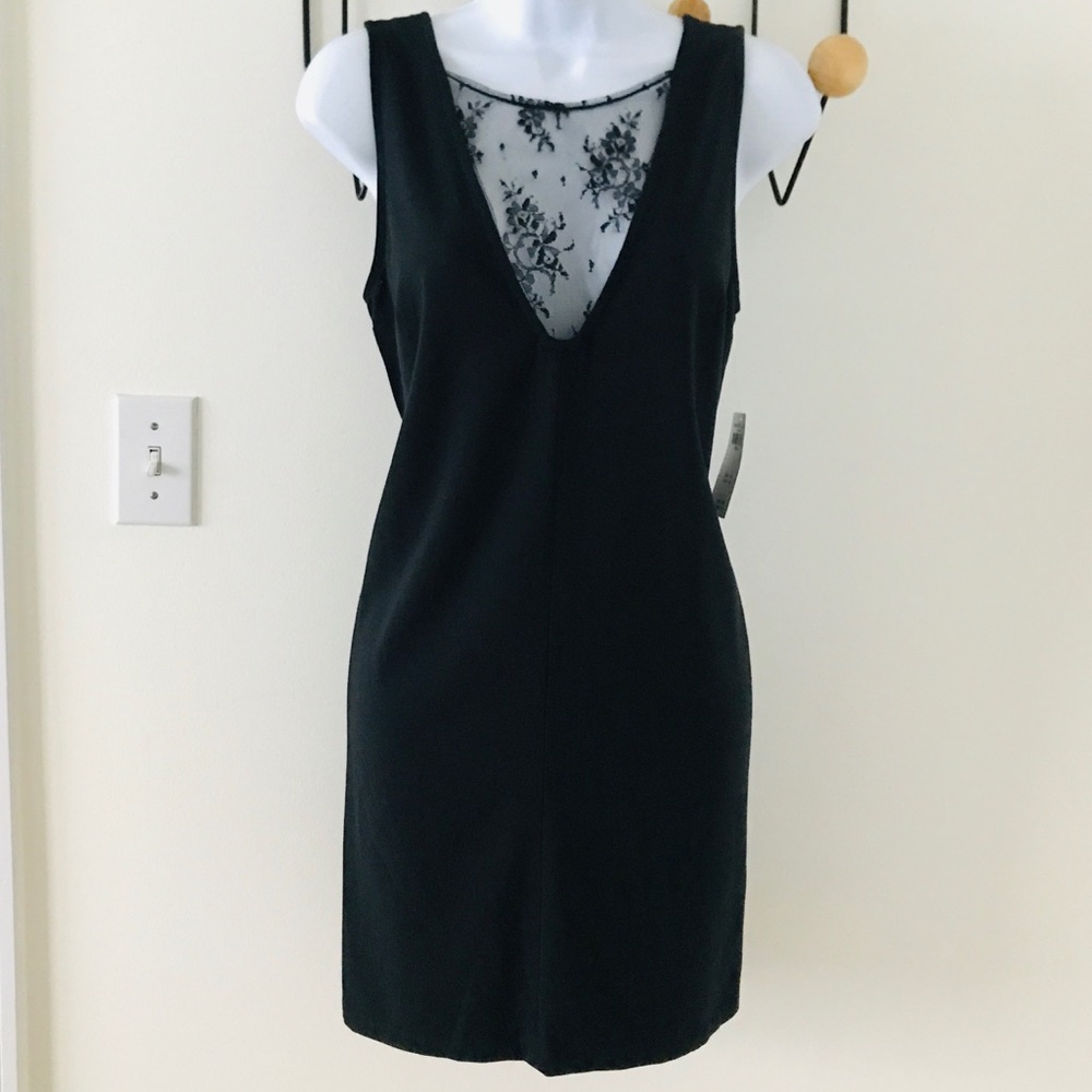 NWT A&F lace insert shift cocktail dress